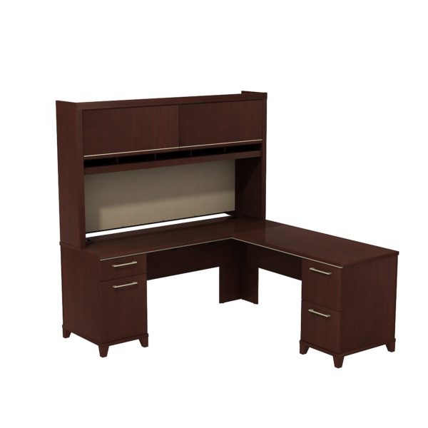 Bush Business Furniture Enterprise 72w X 72d L Shaped Desk With Bush Business Furniture Enterprise 72w X 72d L Shaped Desk With Hutch