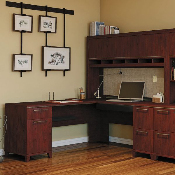Bush Business Furniture Enterprise 72w X 72d L Shaped Desk With Bush Business Furniture Enterprise 72w X 72d L Shaped Desk With Hutch