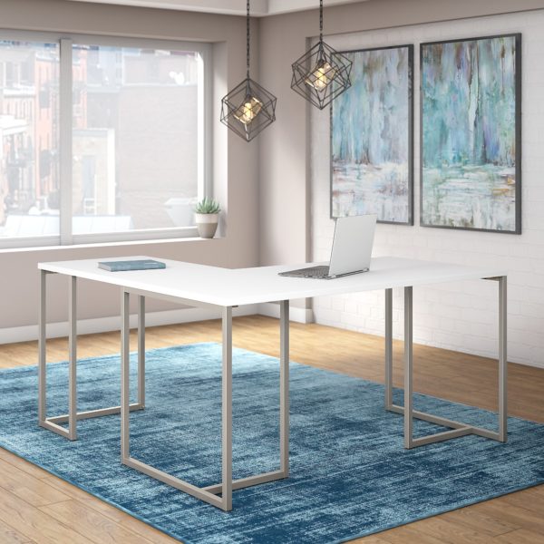 Office By Kathy Ireland Method 60w L Shaped Desk With 30w Return