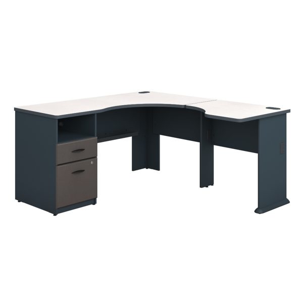 Bush Business Furniture Series A 60w L Shaped Corner Desk With 2