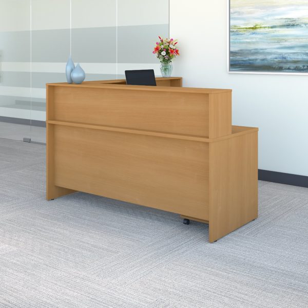 Bush Business Furniture Series C L Shaped Reception Desk With